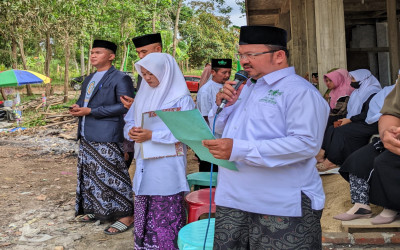 Wakil Sekretaris PCNU Lampung Hadiri Upacara Hari Santri Nasional (HSN) 2024 di MWC NU Way Sulan Sekligus Pimpin Doa di Upacara