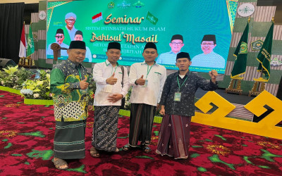 Pengurus Cabang Nahdlatul Ulama (PCNU) Lampung Ikuti Seminar Sistem Istimbath Hukum dan Bahtsul Masail